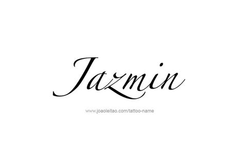 tatuaje con el nombre jazmin|42 ideas de Tatuaje de jazmin 